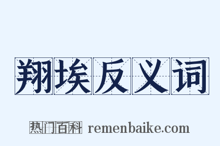 翔埃反义词是什么意思的图片